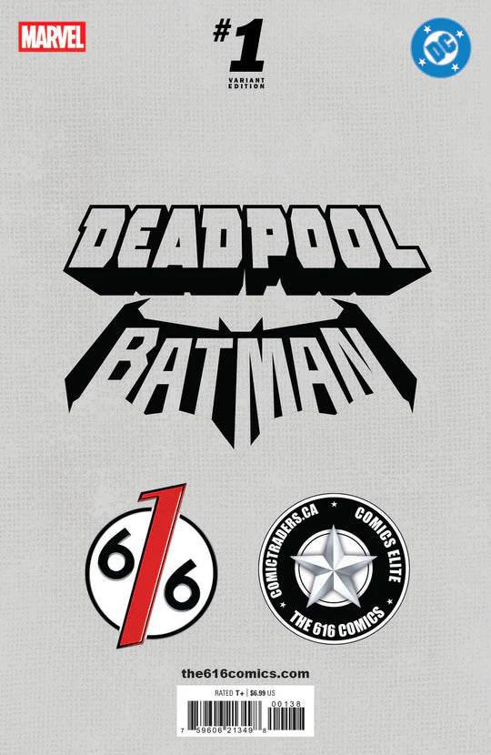 Marvel/DC: Deadpool/Batman #1 - Patrick Gleason 616 Trade Dress Variant A - Limited to 3000 - Epic Crossover