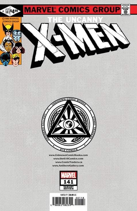 Uncanny X-Men #141 Facsimile Ejikure #468 Homage Trade Dress Variant - Marvel Comics
