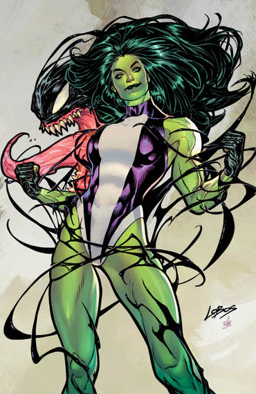 Sensational She-Hulk #1 Lobos 616 Exclusive Venomized Virgin Variant - Marvel Comics