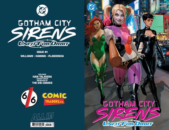 Gotham City Sirens #1 Ivan Talavera Trade Dress Variant A - 616 Comics Exclusive Limited to 3000