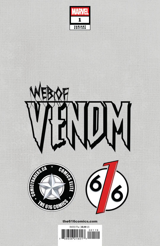 Web of Venom #1 Tyler Kirkham 616 Comics Virgin Variant B LTD 1000