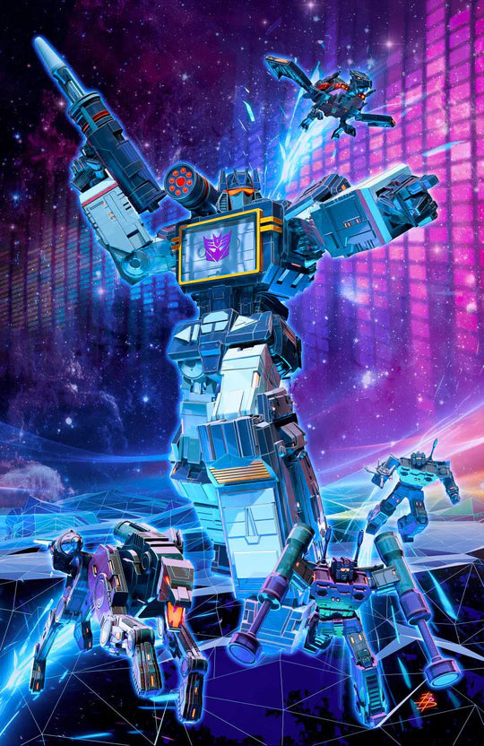 Transformers #24 Bjorn Barends 616 Comics 80s Retro Soundwave Virgin Variant A - Limited to 750