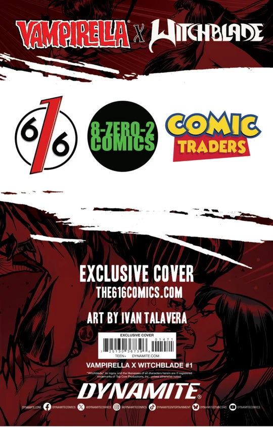 Vampirella x Witchblade #1 – Ivan Talavera 616 Comics Virgin Variant C – Limited to 250