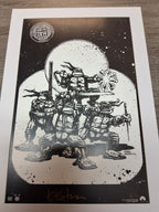 2014 Turtle Power DVD Release Poster Signed by Kevin Eastman