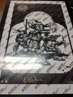 2014 Turtle Power DVD Release Poster Signed by Kevin Eastman