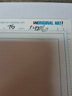 UnORIGINAL ART! Teenage Mutant Ninja Turtles #1 Signed by Skottie Young and Numbered #16/75
