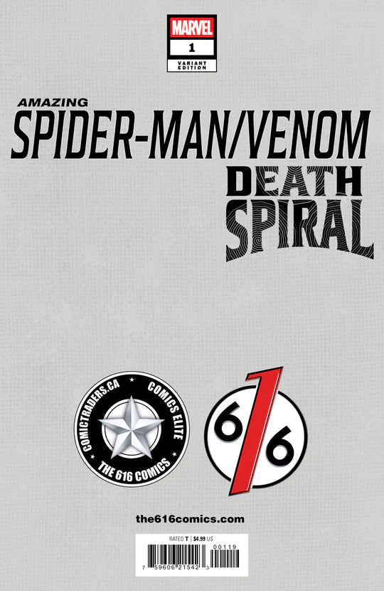 AMAZING SPIDER-MAN VENOM DEATH SPIRAL #1 TYLER KIRKHAM 616 Virgin Variant C LTD 1000
