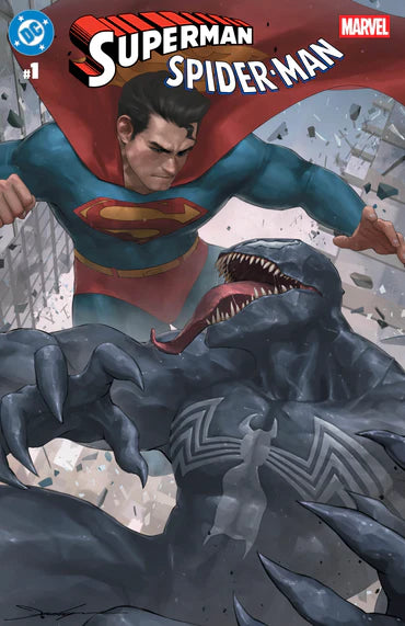 DC MARVEL SUPERMAN SPIDER-MAN #1 JEEHYUNG LEE 616 Comics Trade Dress Variant A LTD 3000