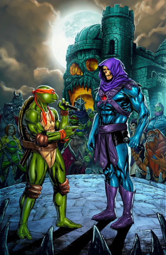 TURTLES OF GRAYSKULL #1 Raymond Gay Eminem Homage NYCC Virgin Variant A LTD 500