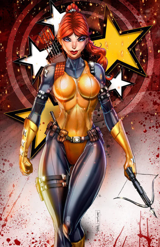 GI JOE REAL AMERICAN HERO #323 JAMIE TYNDALL 616 Virgin FOIL Variant B LTD 750 - Image Comics