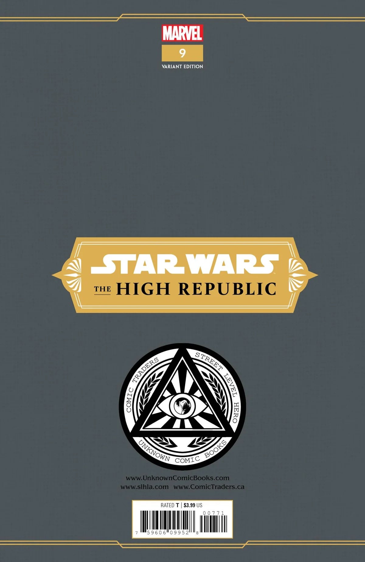 Star Wars High Republic #9 Marco Turini Trade Variant - Unknown Comics Exclusive