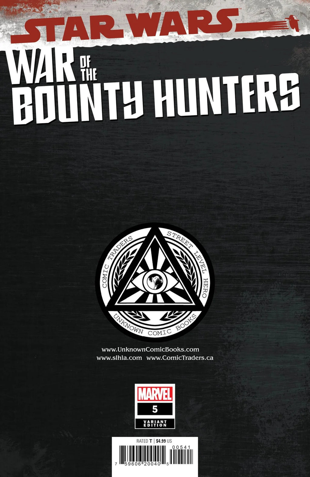 Star Wars: War of the Bounty Hunters #5 (of 5) Unknown Comics Gerald Parel Exclusive Trade Variant - Marvel Comics