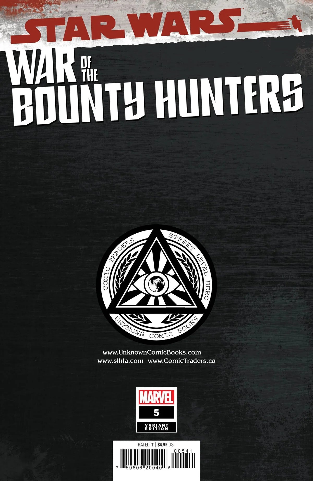 Star Wars: War of the Bounty Hunters #5 (of 5) Unknown Comics Gerald Parel Exclusive Trade Variant - Marvel Comics