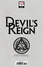 Devil's Reign #1 (of 6) Unknown Comics Marco Turini Exclusive Trade Variant - Marvel Comics