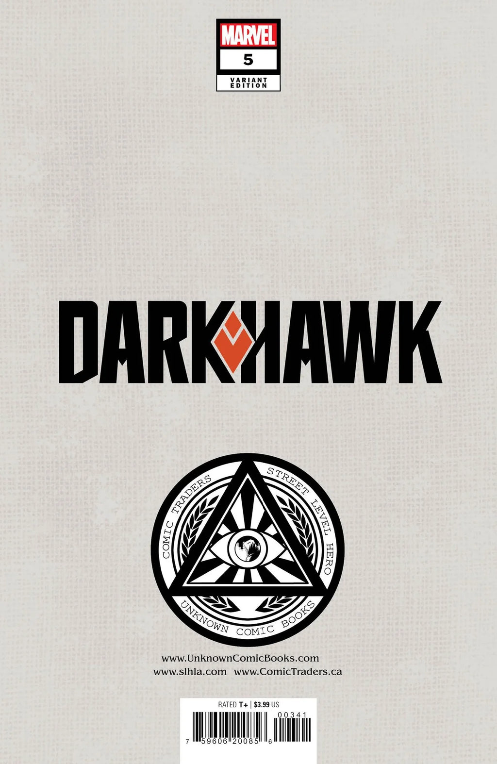 Darkhawk #5 (of 5) Unknown Comics Taurin Clarke Exclusive Virgin Variant - Marvel Comics