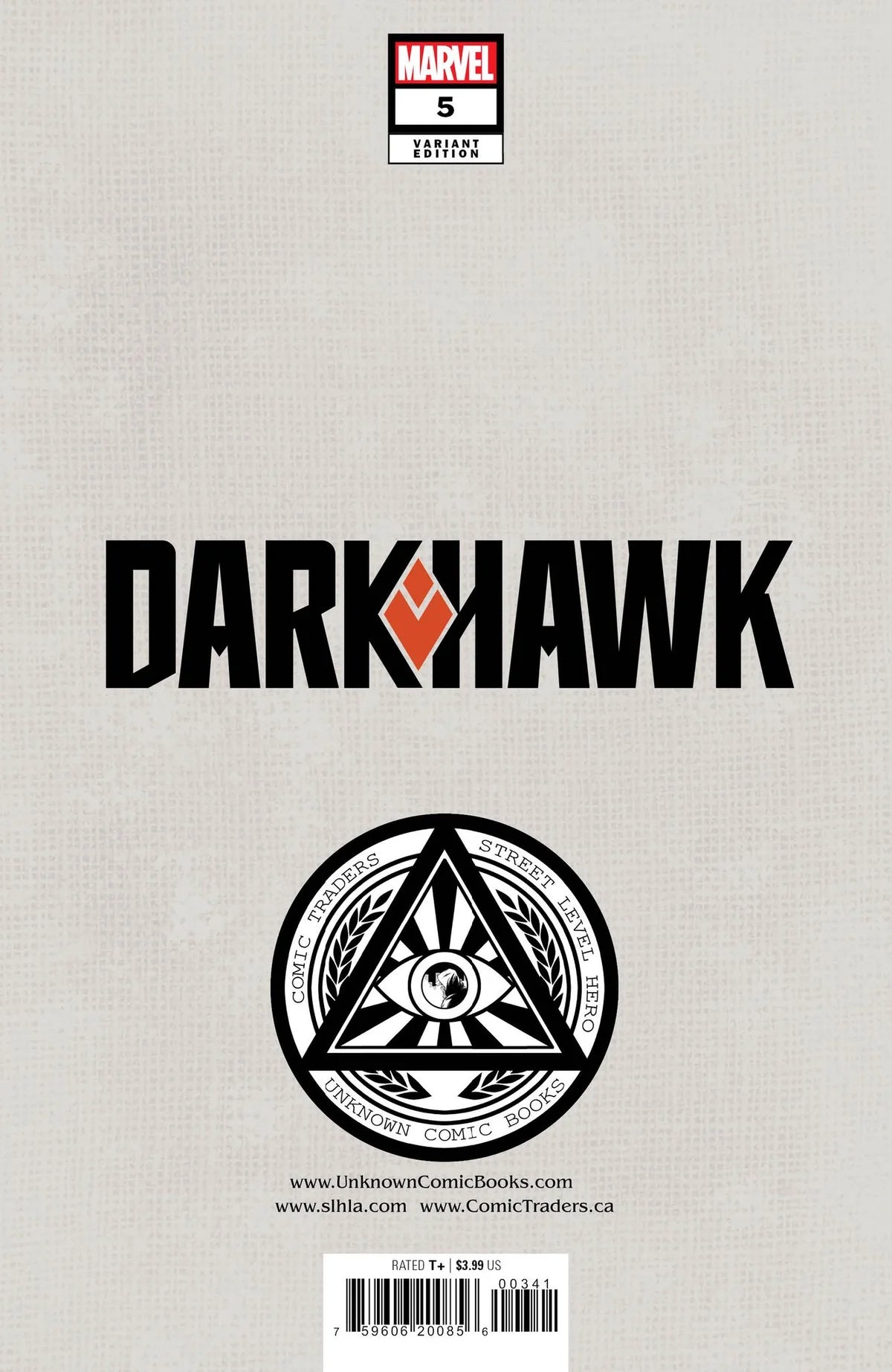 Darkhawk #5 (of 5) Unknown Comics Taurin Clarke Exclusive Virgin Variant - Marvel Comics
