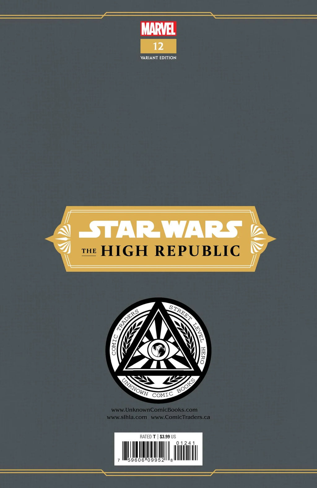 Star Wars High Republic #12 Unknown Comics Mico Suayan Exclusive Virgin Variant - Marvel Comics