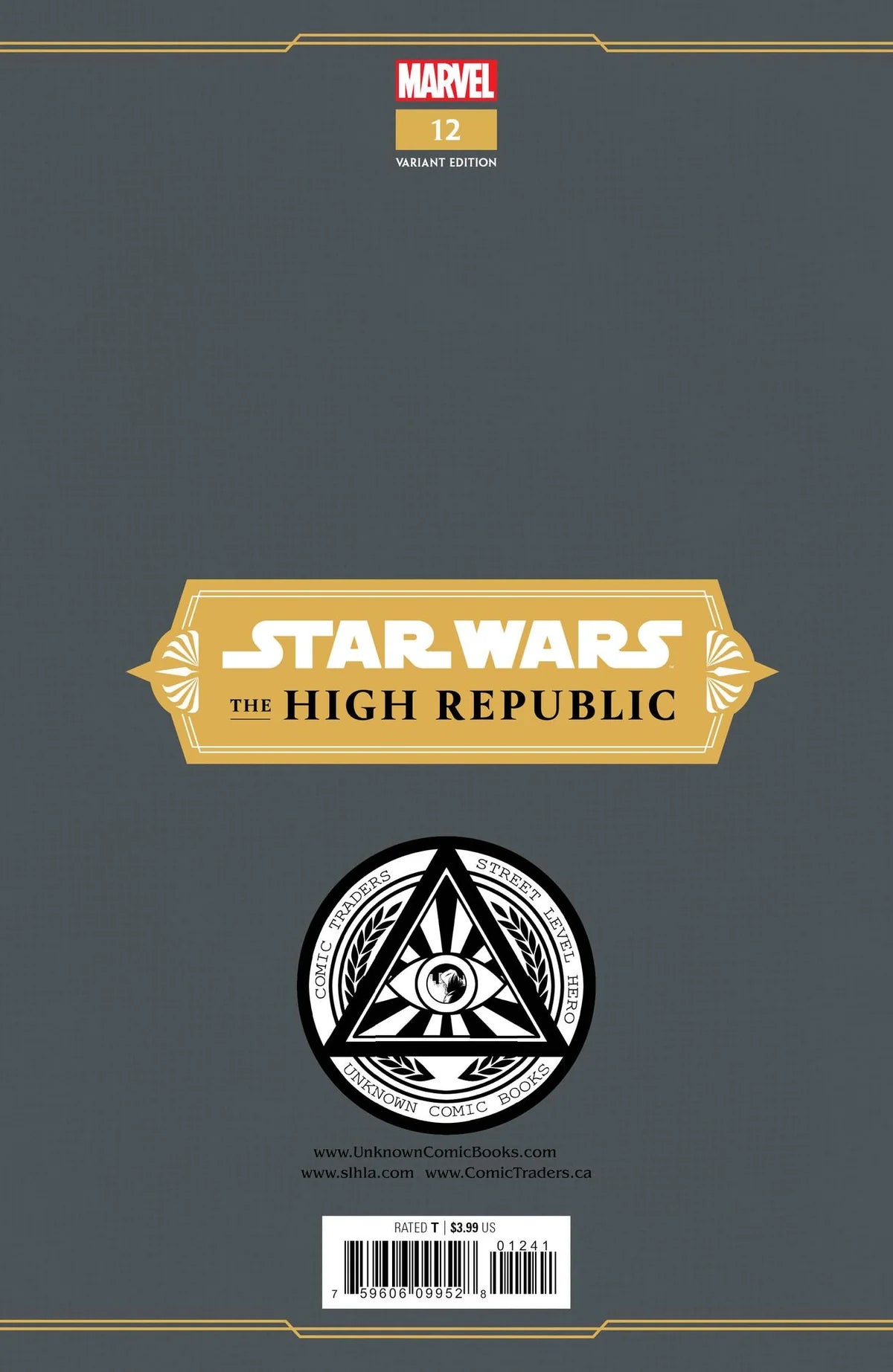 Star Wars High Republic #12 Unknown Comics Mico Suayan Exclusive Virgin Variant - Marvel Comics