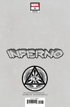 Inferno #4 Unknown Comics David Nakayama Exclusive Color Bleed Trade Variant - Marvel Comics