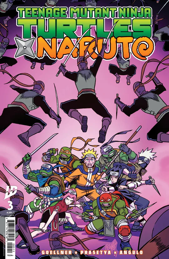 Teenage Mutant Ninja Turtles X Naruto #3 Felipe Smith 1:25 Ratio Variant