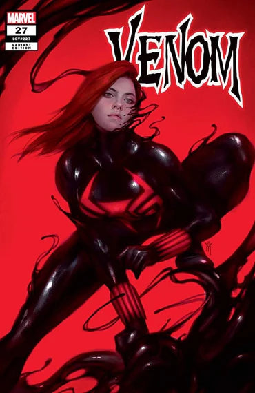 Venom #27 Miguel Mercado Black Widow Trade Dress Variant