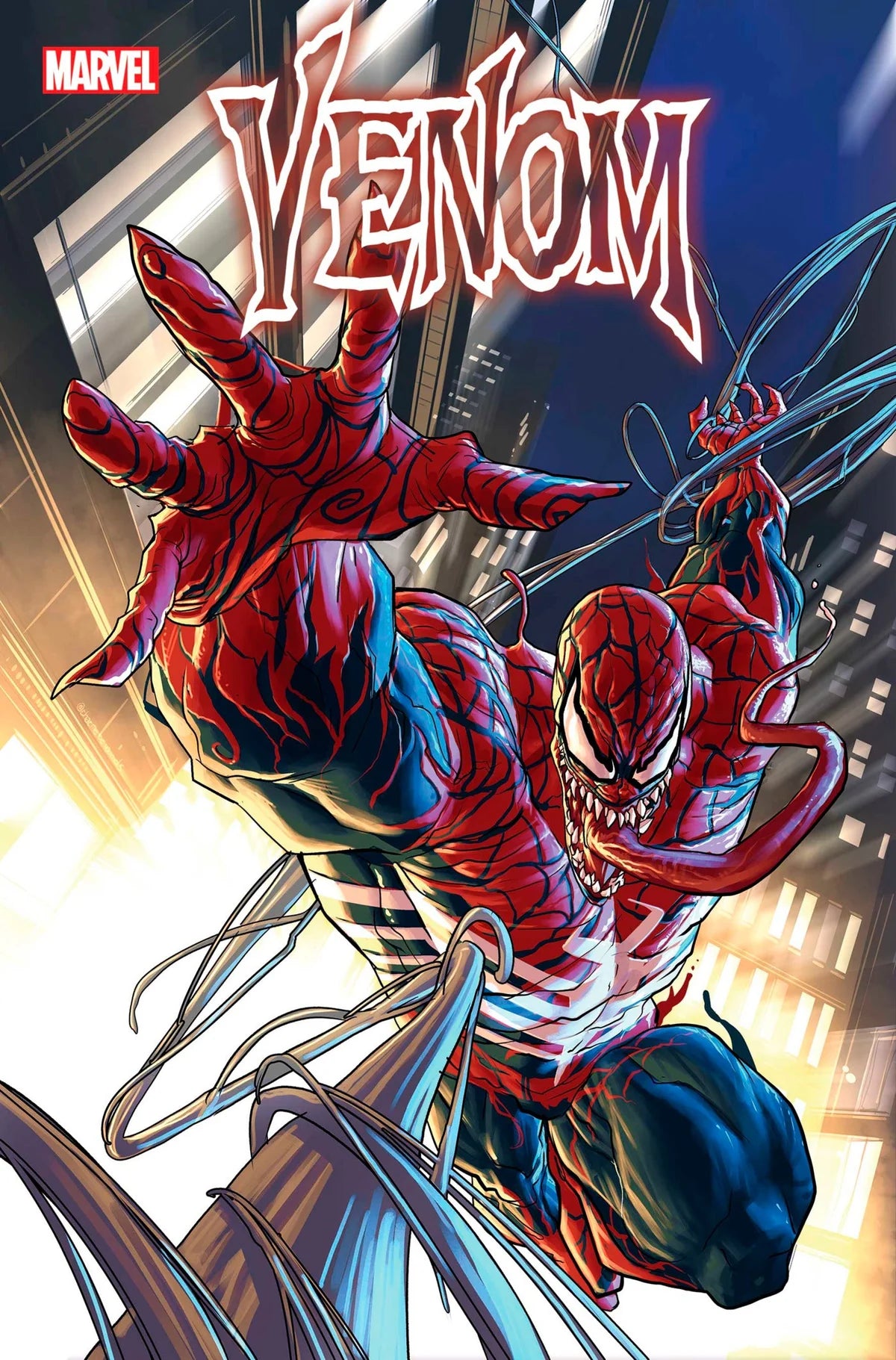 DAMAGED - Venom #7 B Pete Woods Spider-Man Variant