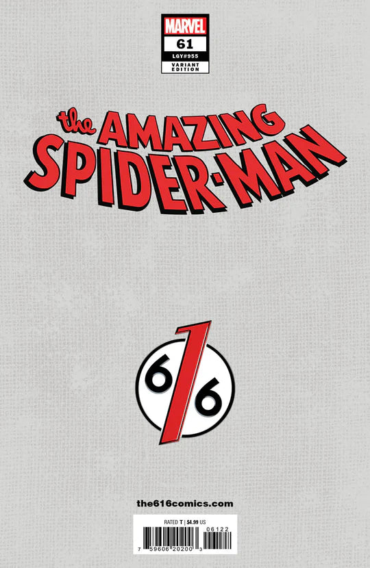 Amazing Spider-Man #61 Tiago Da Silva 616 Trade Dress Variant A LTD 3000 - Marvel Comics