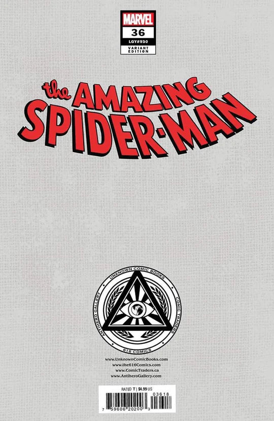 AMAZING SPIDER-MAN #36 Lesley Leirix Li Virgin Variant