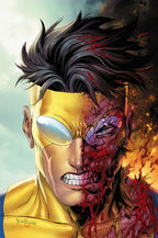 INVINCIBLE RETURNS FACSIMILE EDITION #1 REPRINT TYLER KIRKHAM 616 COMICS WAR TORN Foil LTD 1500