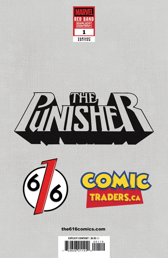 Punisher: Red Band #1 - Tyler Kirkham 616 Trade Dress Variant A - Limited to 3000 - Frank Castle Returns
