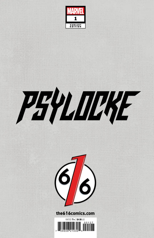 Psylocke #1 Ivan Talavera 616 Comics Trade Dress Variant A LTD 3000 - Marvel Comics