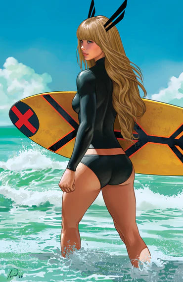 DAMAGED - MARVEL SWIMSUIT SPECIAL BRAND NEW BEACH DAY #1 IVAN TALAVERA 616 COMICS Virgin Variant C LTD 1000