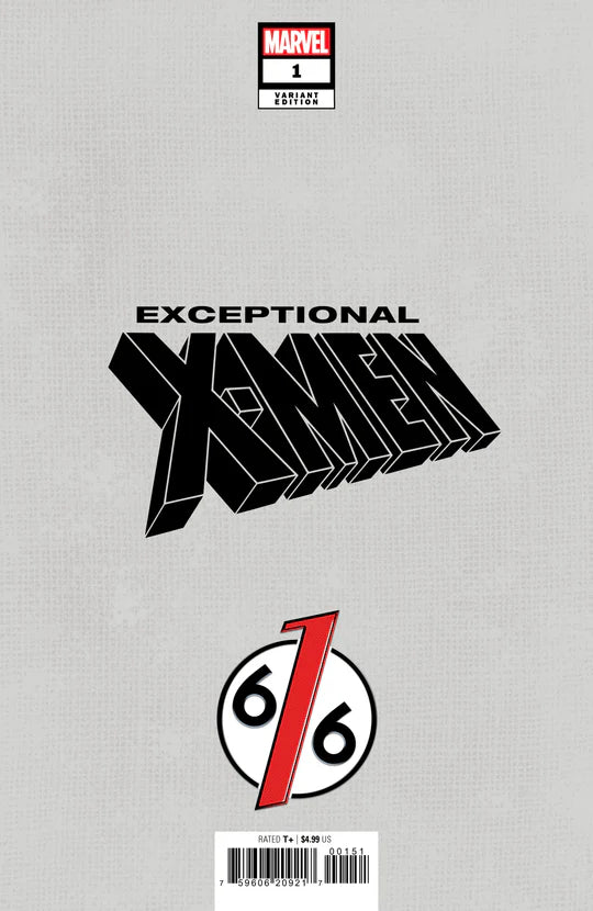EXCEPTIONAL X-MEN #1 Lobos 616 Comics Virgin Variant LTD 1000