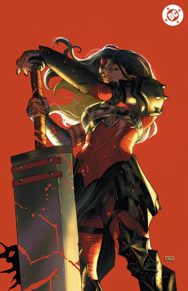 DAMAGED ABSOLUTE WONDER WOMAN #20 TAURIN CLARKE 616 COMICS Virgin FOIL Variant C LTD 1000