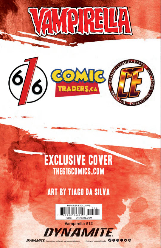 VAMPIRELLA #12 TIAGO DA SILVA 616 Comics Absolute Batman #1 Homage Trade Dress Variant A LTD 500 - Dynamite