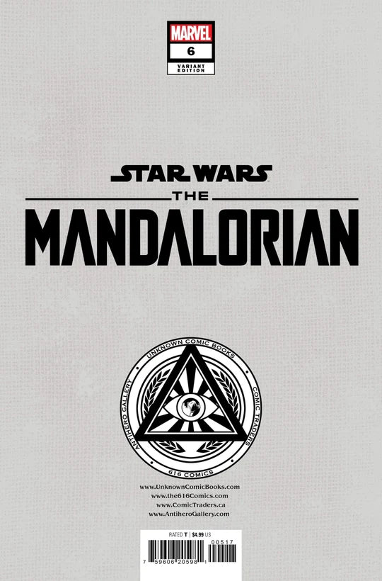 Star Wars: The Mandalorian Season 2 #6 Kaare Andrews Boba Fett Virgin Variant 09/28/26