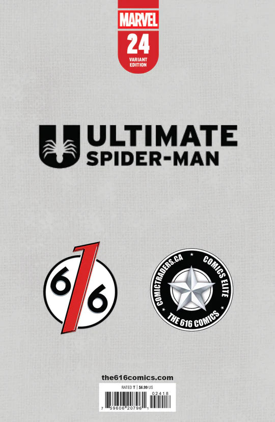 ULTIMATE SPIDER-MAN #24 TYLER KIRKHAM 616 COMICS Virgin Variant B LTD 1000