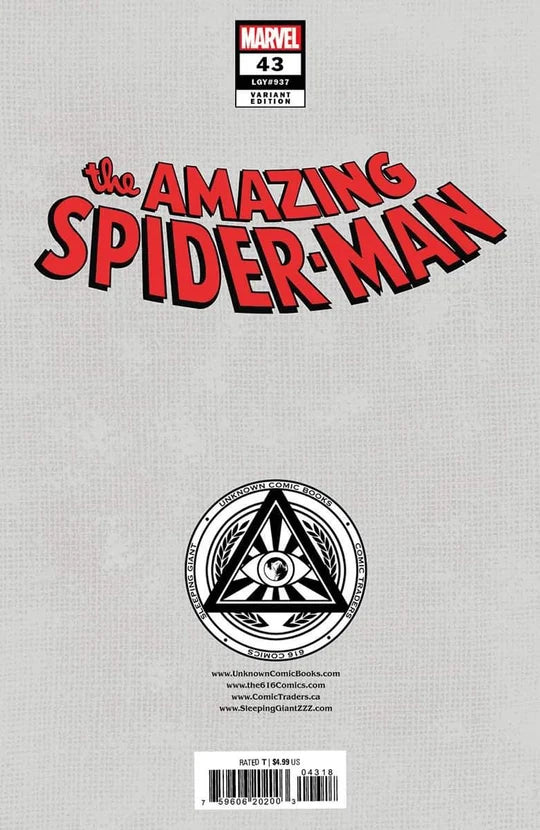 Amazing Spider-Man #43 Tyler Kirkham Virgin Variant 09/10/26