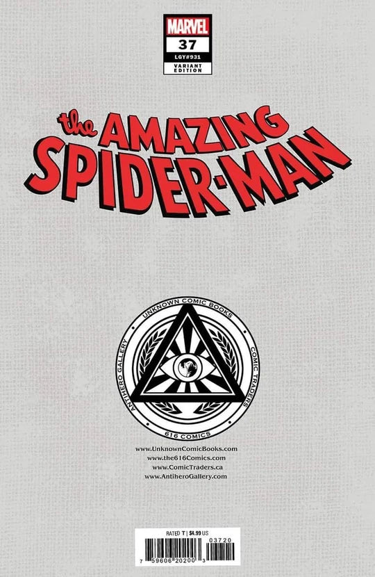 Amazing Spider-Man #37 Nathan Szerdy Spider-Gwen Virgin Foil Variant 09/10/26