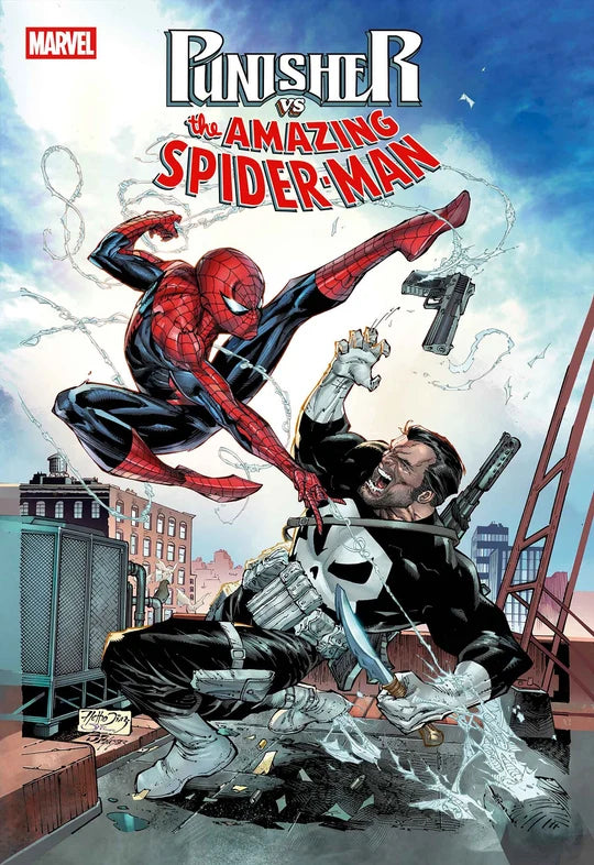 Punisher vs. Spider-Man #1 Netho Diaz 1:25 Ratio Variant 9/28/26