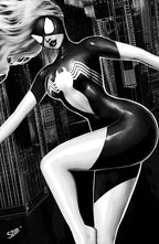 MARVEL SUPER HEROES SECRET WARS 7 FACSIMILE SZERDY 616 B&W Virgin Variant LTD 1000