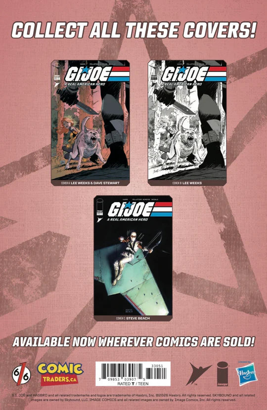 GI JOE REAL AMERICAN HERO #330 DRAX GAL 616 COMICS Virgin FOIL Variant B LTD 750