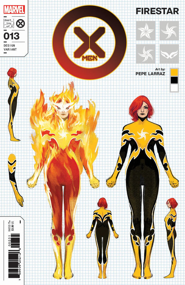 X-Men #13 Larraz Design Variant 1:10 [AXE] - Marvel Comics