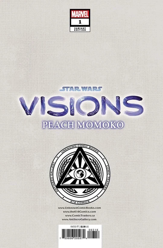 Star Wars: Visions - Peach Momoko #1 Rickie Yagawa Virgin Variant 09/28/26