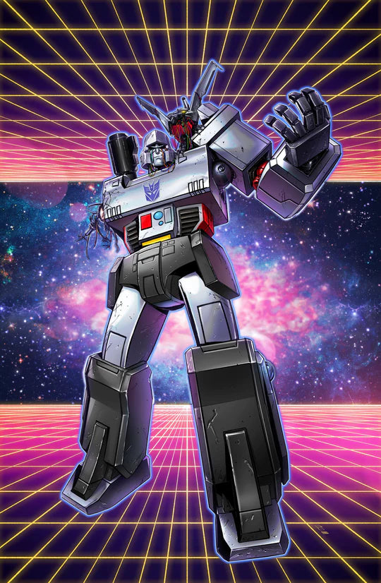TRANSFORMERS #19 Raymond Gay 616 Comics 80s Retro Megatron Virgin Variant A LTD 750