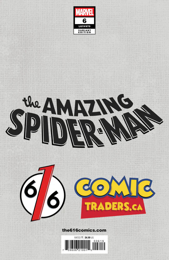 Amazing Spider-Man #6 - Shannon Maer 616 Trade Dress Variant - Limited to 3000 - Web-Slinger's Adventure