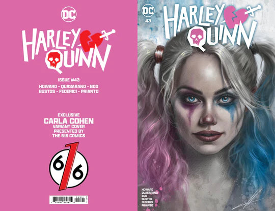 Harley Quinn #43 - Carla Cohen 616 Trade Dress Variant A - Limited to 3000 - Harley's Wild Adventure