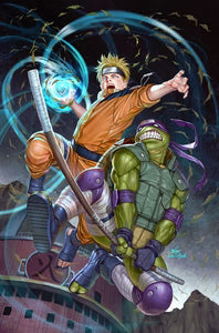 TEENAGE MUTANT NINJA TURTLES X NARUTO #2 Inhyuk Lee 616 Comics MegaCon Night Virgin Variant LTD 600