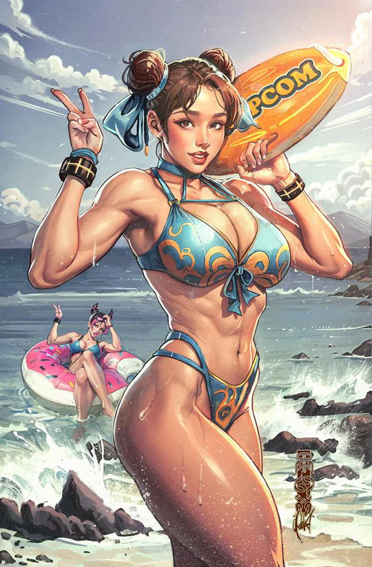 2024 STREET FIGHTER & FRIENDS SWIMSUIT SPECIAL #1 CEDRIC POULAT 616 Virgin Variant A LTD 500
