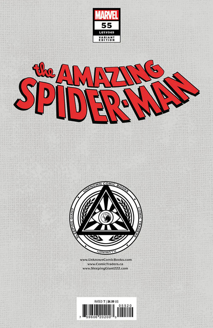 Amazing Spider-Man #55 Unknown Comics Ejikure Exclusive Trade Variant